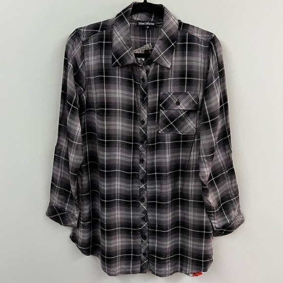 *NEW* Tolani Collection Neicy Mixed Media Tunic - Picture 2 of 14